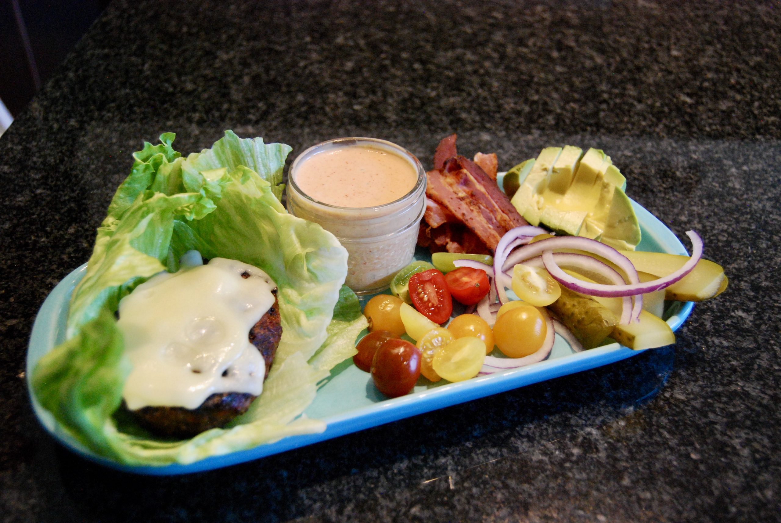 Bacon Cheeseburgers with In – N – Out Burger Sauce