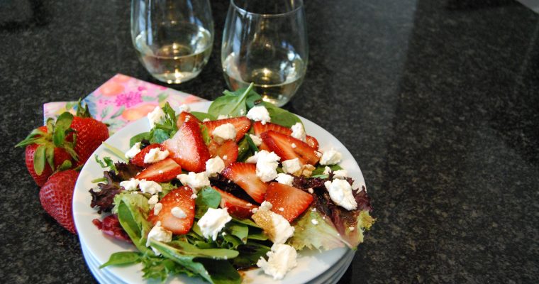 Strawberry and Chèvre Salad