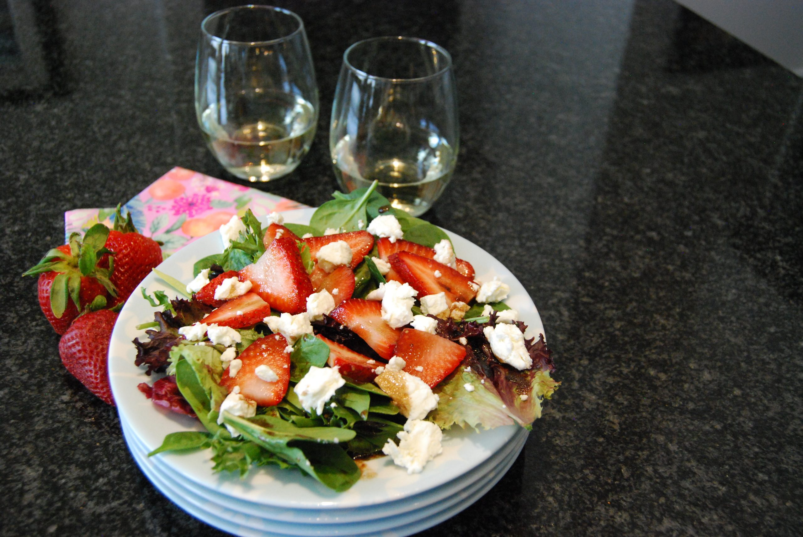 Strawberry and Chèvre Salad