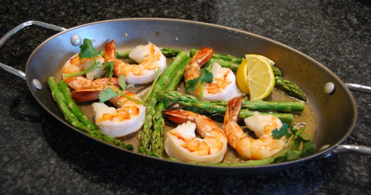 Prawns and Asparagus