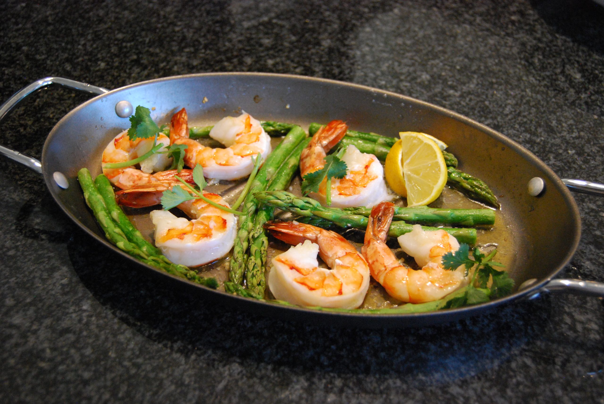 Prawns and Asparagus