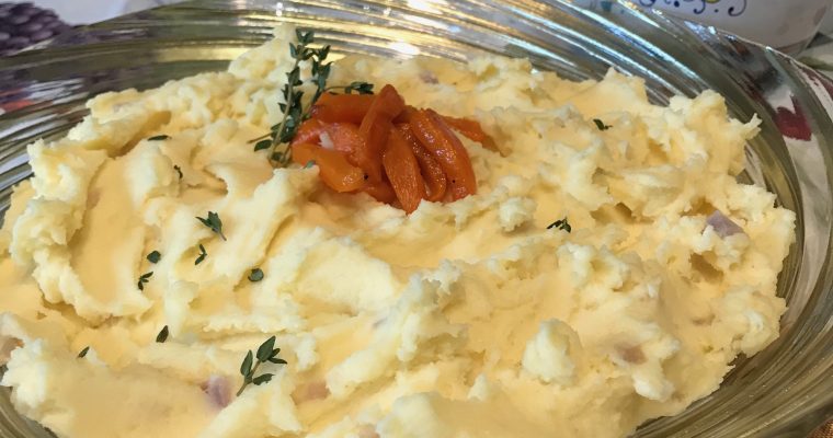 Goat Cheese Mashed Potatoes