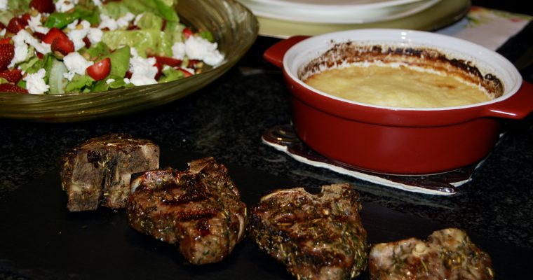 Greek Marinated Lamb Chops