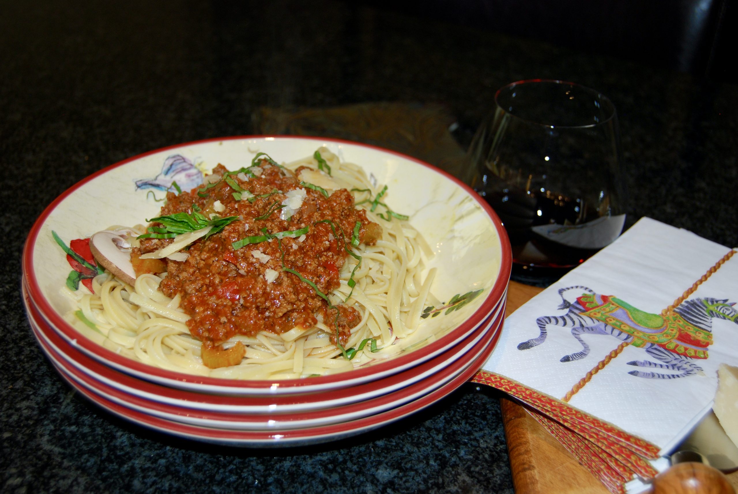 Spaghetti with Meat Sauce (Ragu)