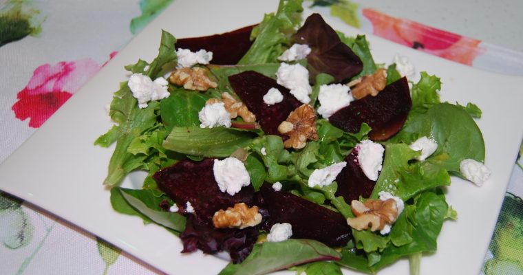 Roasted Beet and Chèvre(Goat Cheese Salad)