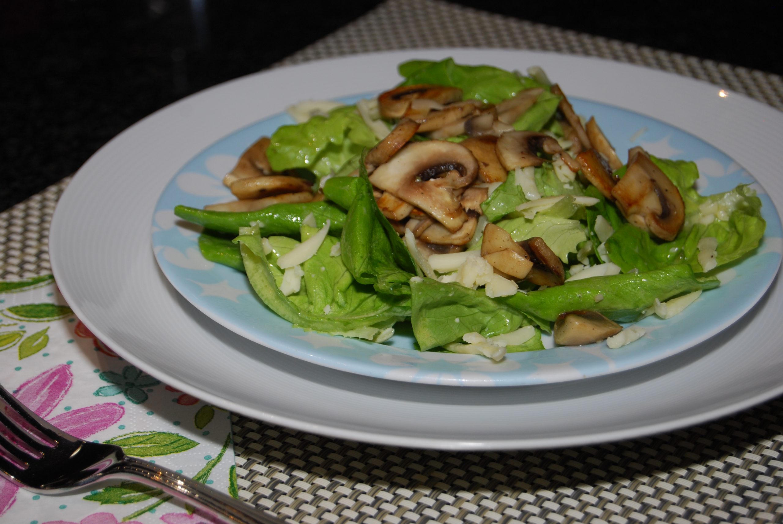 Hot Mushroom Salad