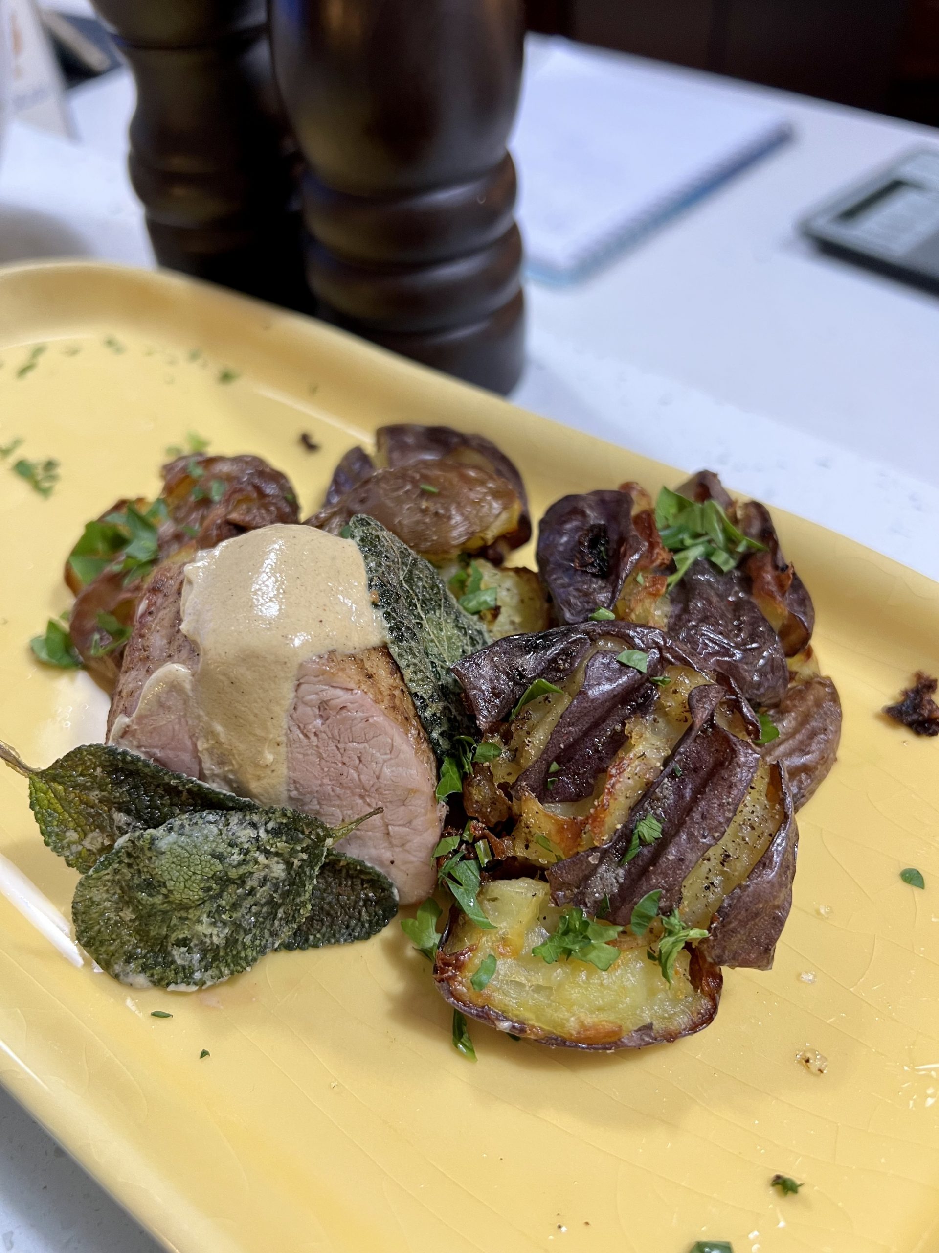 Pork Tenderloin with Creamy Mustard Sauce