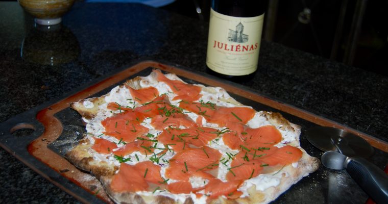 Smoked Salmon and Dill Pizza