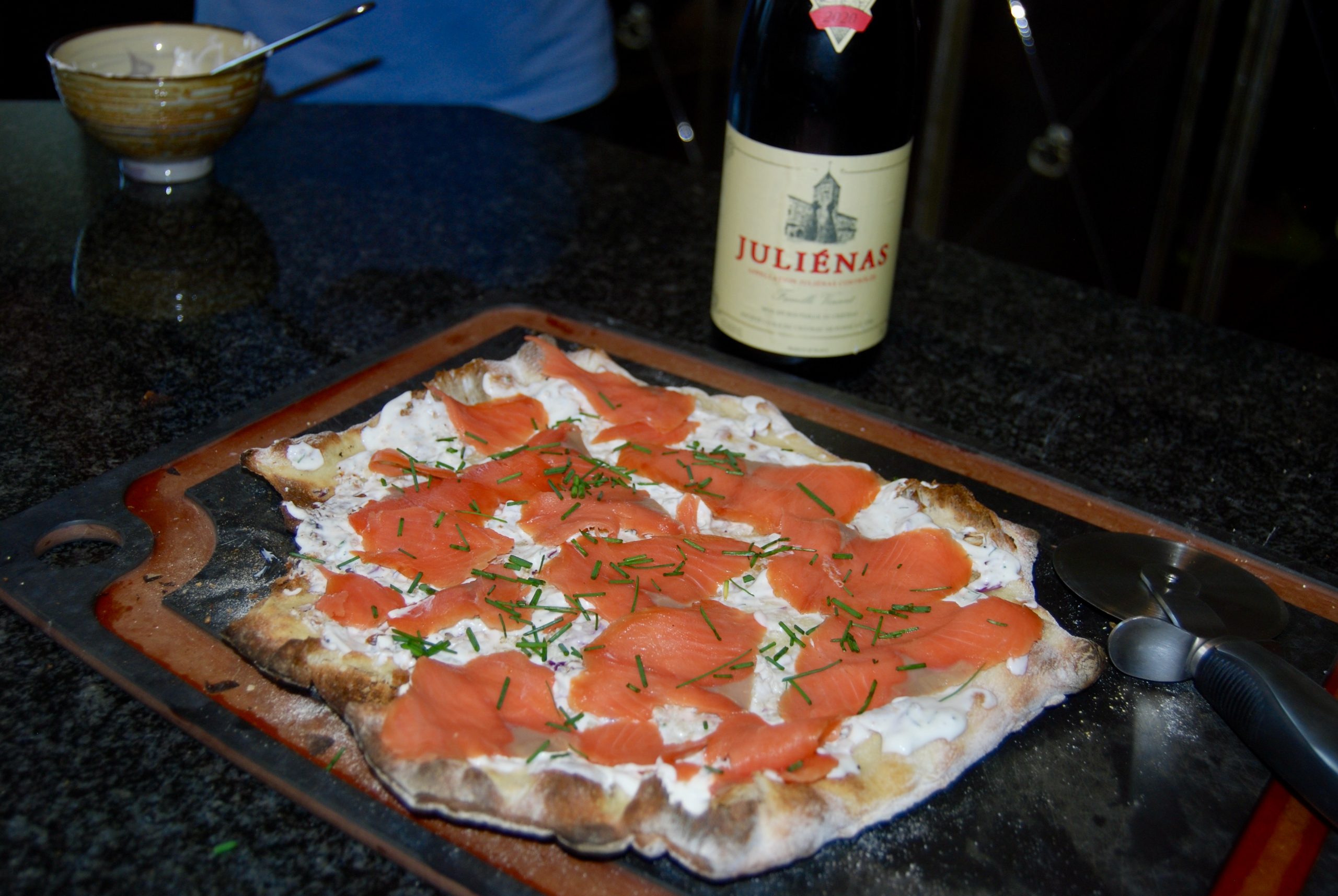 Smoked Salmon and Dill Pizza