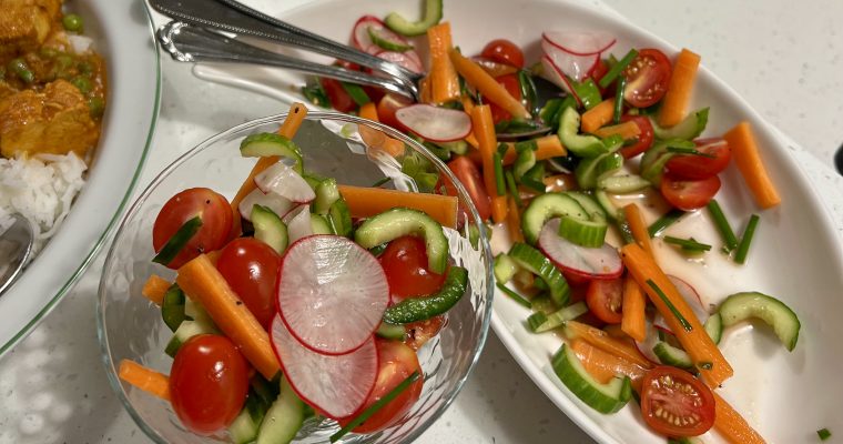 Kachumber (Indian Cucumber Salad)