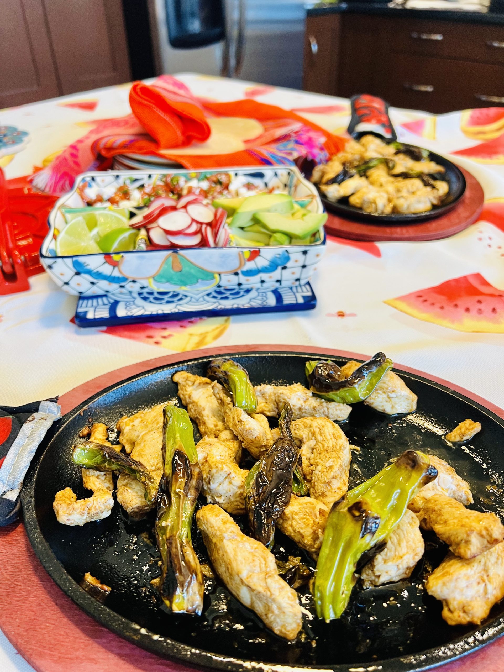 Chicken Fajita’s with Shishito Peppers